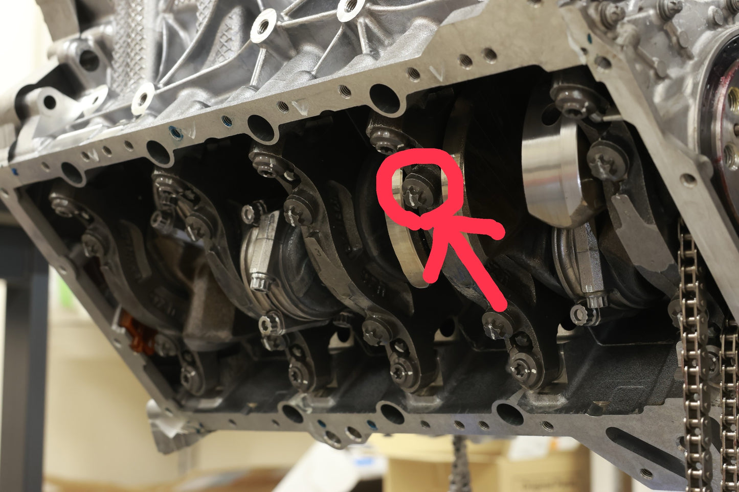 BMW S63 クランクシャフトキャップメインボルト 1台分10本 11117628302