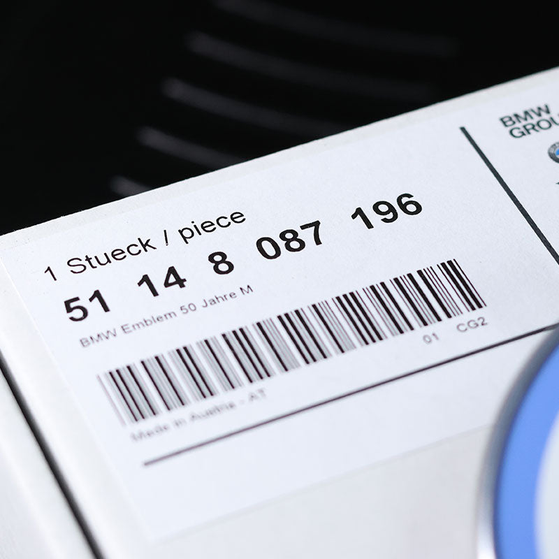 M社50周年記念エンブレム 74mm 51148087196