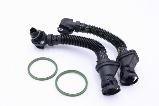 F10 F06 F12 F13 M5 M6 S63 純正ブローバイホースとターボインレットのシール 左右バンクセット