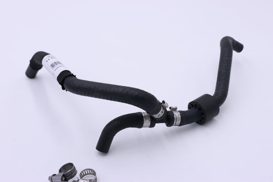 F10 F06 F12 F13 M5 M6 S63 純正シリンダーヘッド左右バンク間ホースとホースバンドのセット　ベントパイプ　エア抜きホース